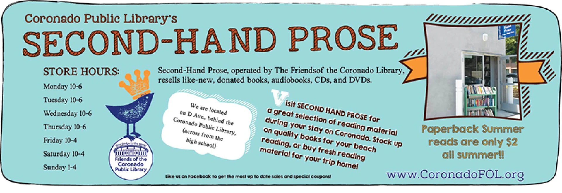 Second-Hand Prose bus signage