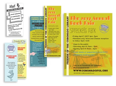 Book fair collateral campaign materials